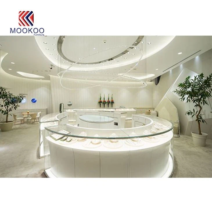 High End Elegant Jewelry Showcase Display For Showroom