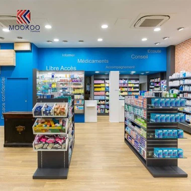 Farmacia Shop Dekoration Display Møbler