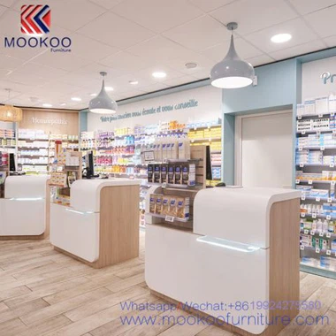 Moderne stil apotek butik display møbler